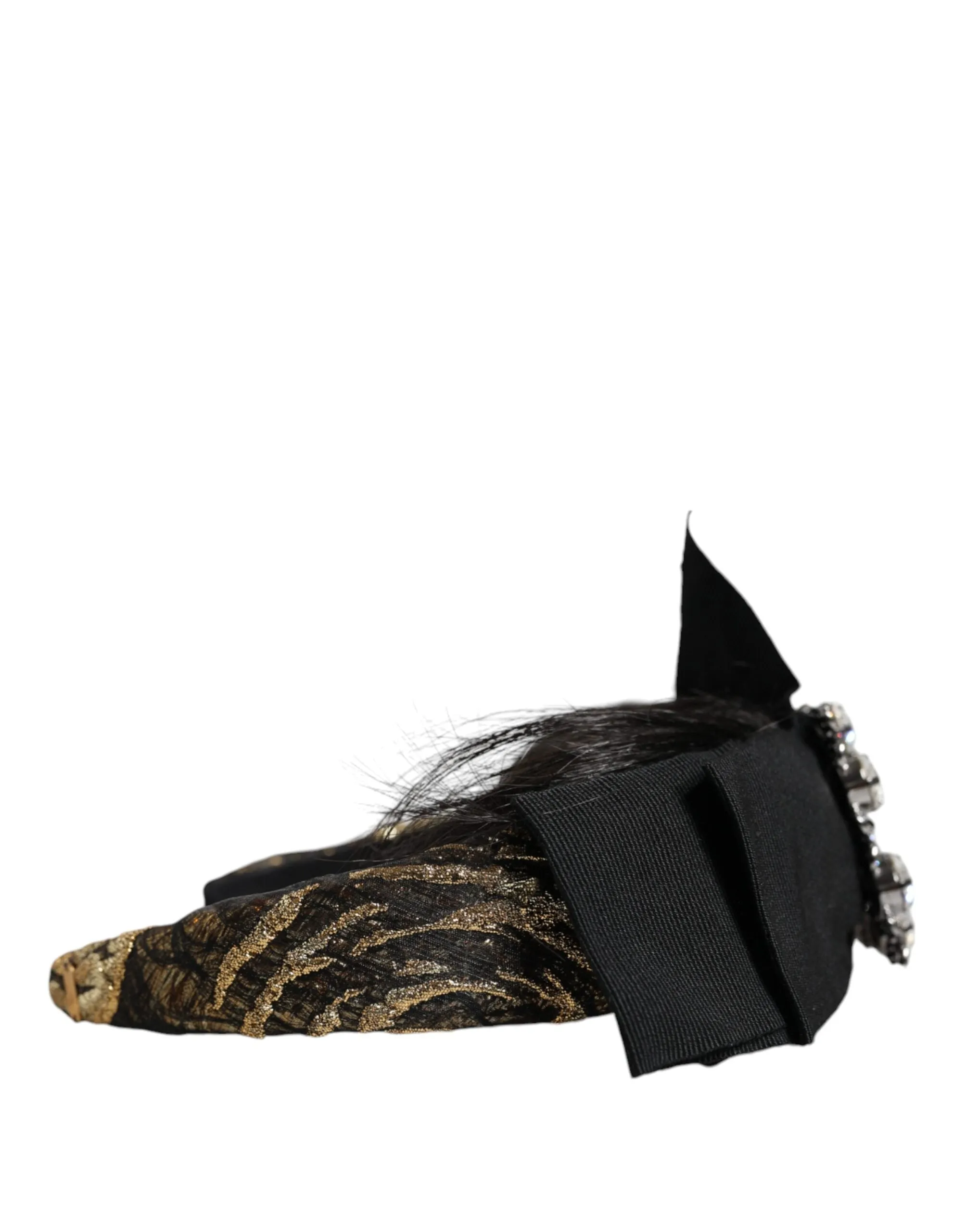 Black Hair Parrucchiera Crystal Headband Diadem sold by Louxly product image thumbnail 4