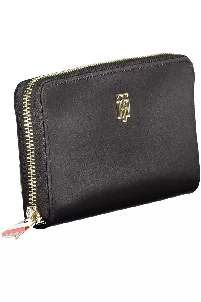 Sleek Black Nylon Compact Wallet sold by Louxly product image thumbnail 3