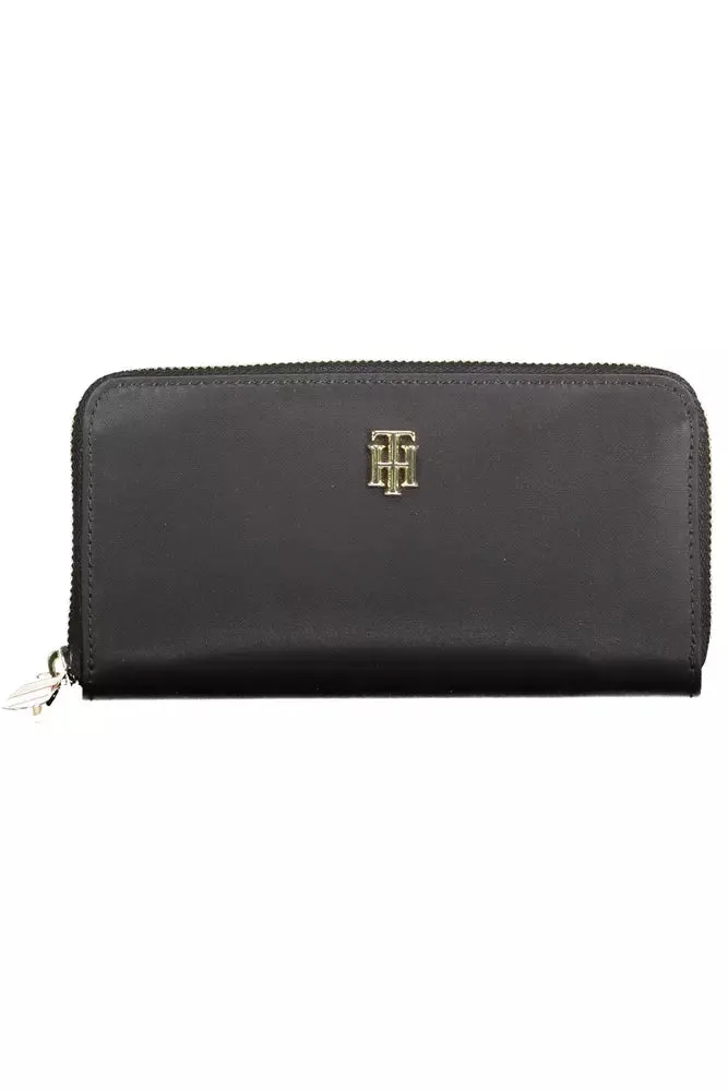 Sleek Black Nylon Compact Wallet sold by Louxly