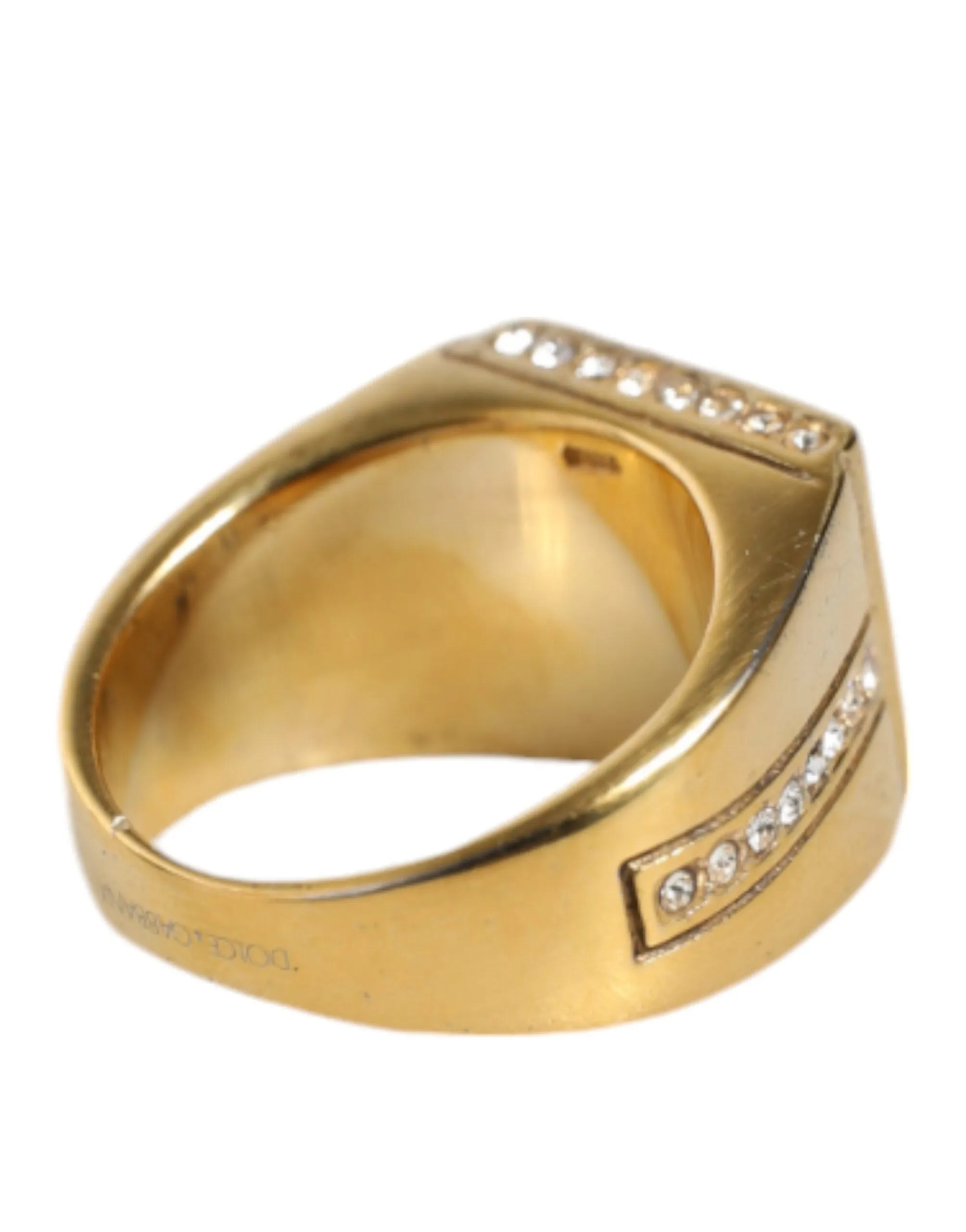 Gold Plated 925 Silver Clear Crystal Ring sold by Louxly product image thumbnail 4