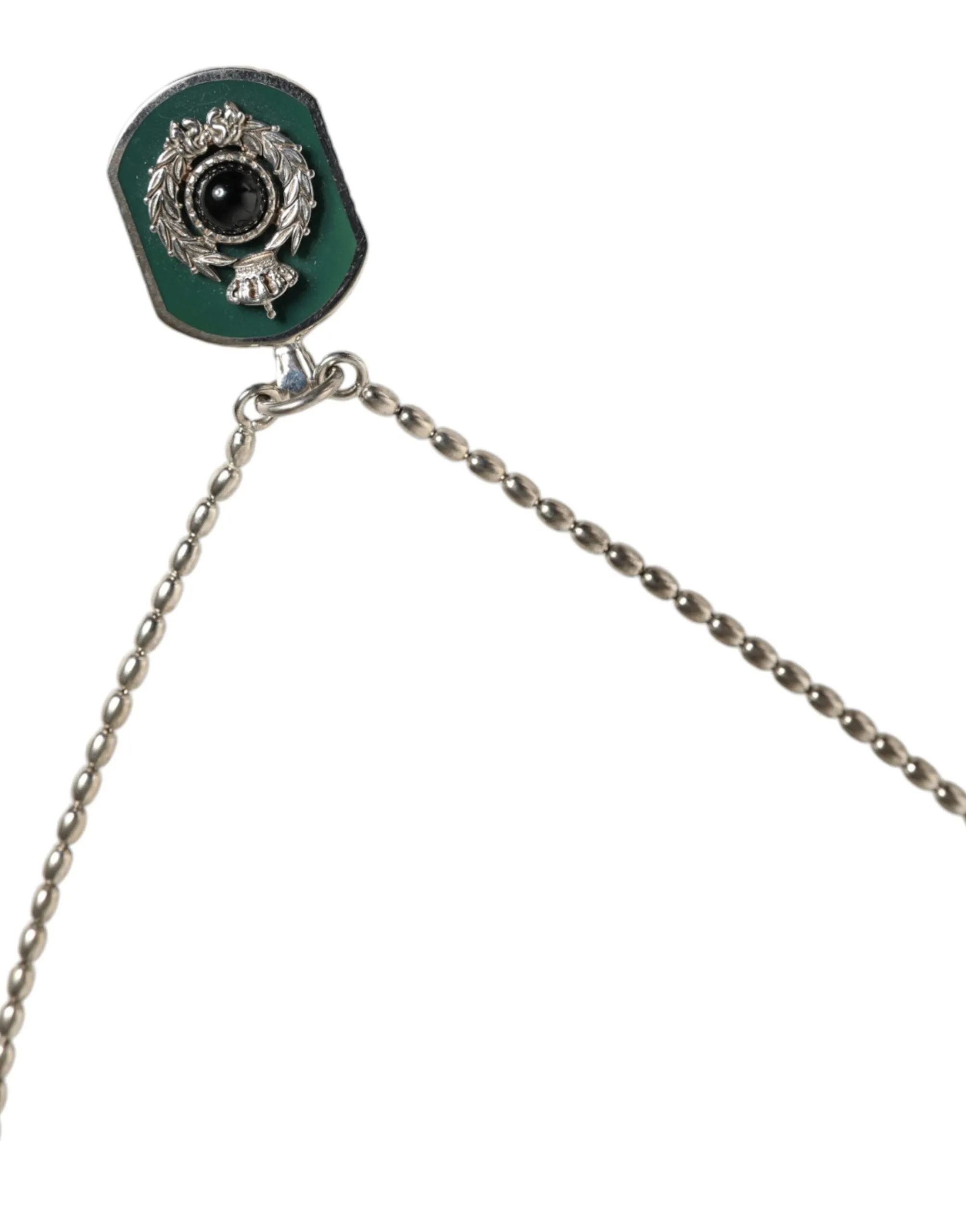 Sterling Silver 925 Chain Bar Gem Pendant Logo Necklace sold by Louxly product image thumbnail 2