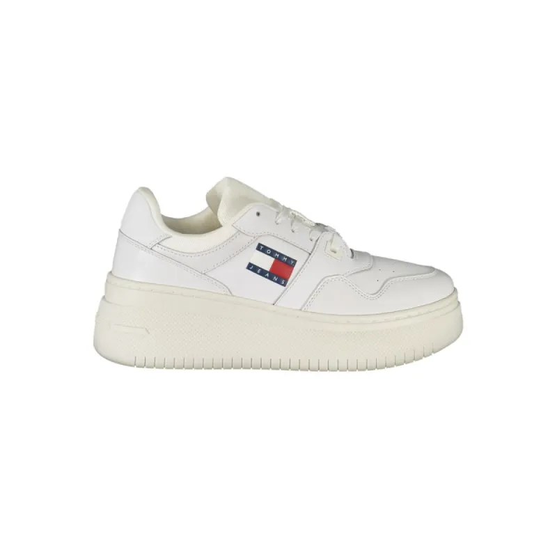 White Leather Women Sneaker sold by Louxly