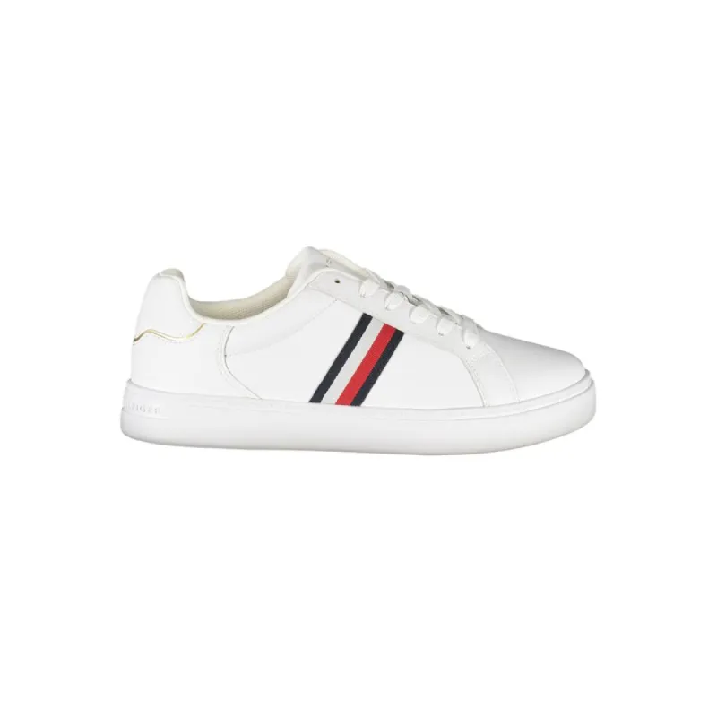 White Leather Women Sneaker sold by Louxly