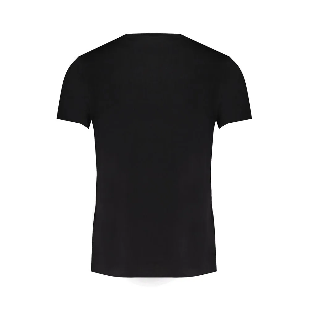 Black Cotton Men T-Shirt sold by Louxly product image thumbnail 2
