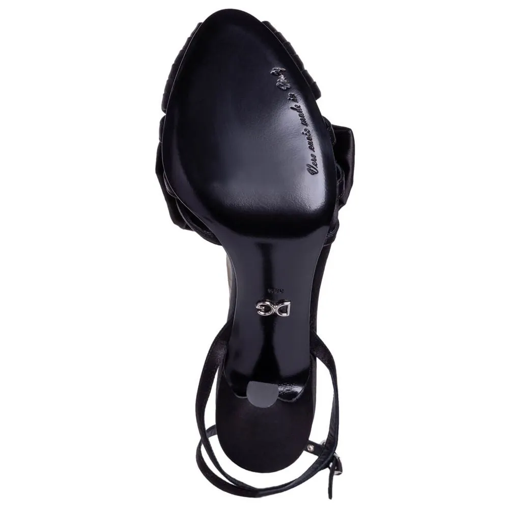 Black Leather Di Capra Sandal sold by Louxly product image thumbnail 5