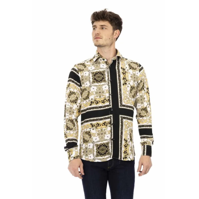 Black Viscose Shirt sold by Louxly