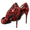 Red Leather Di Calfskin Pump sold by Louxly