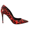 Red Leather Di Calfskin Pump sold by Louxly