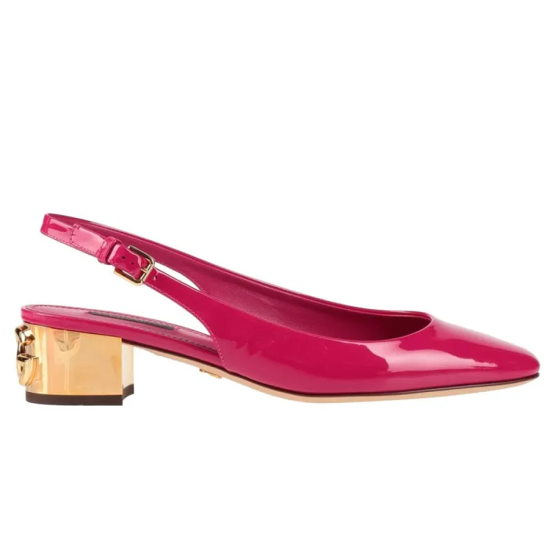 Fuchsia Leather Di Calfskin Pump sold by Louxly