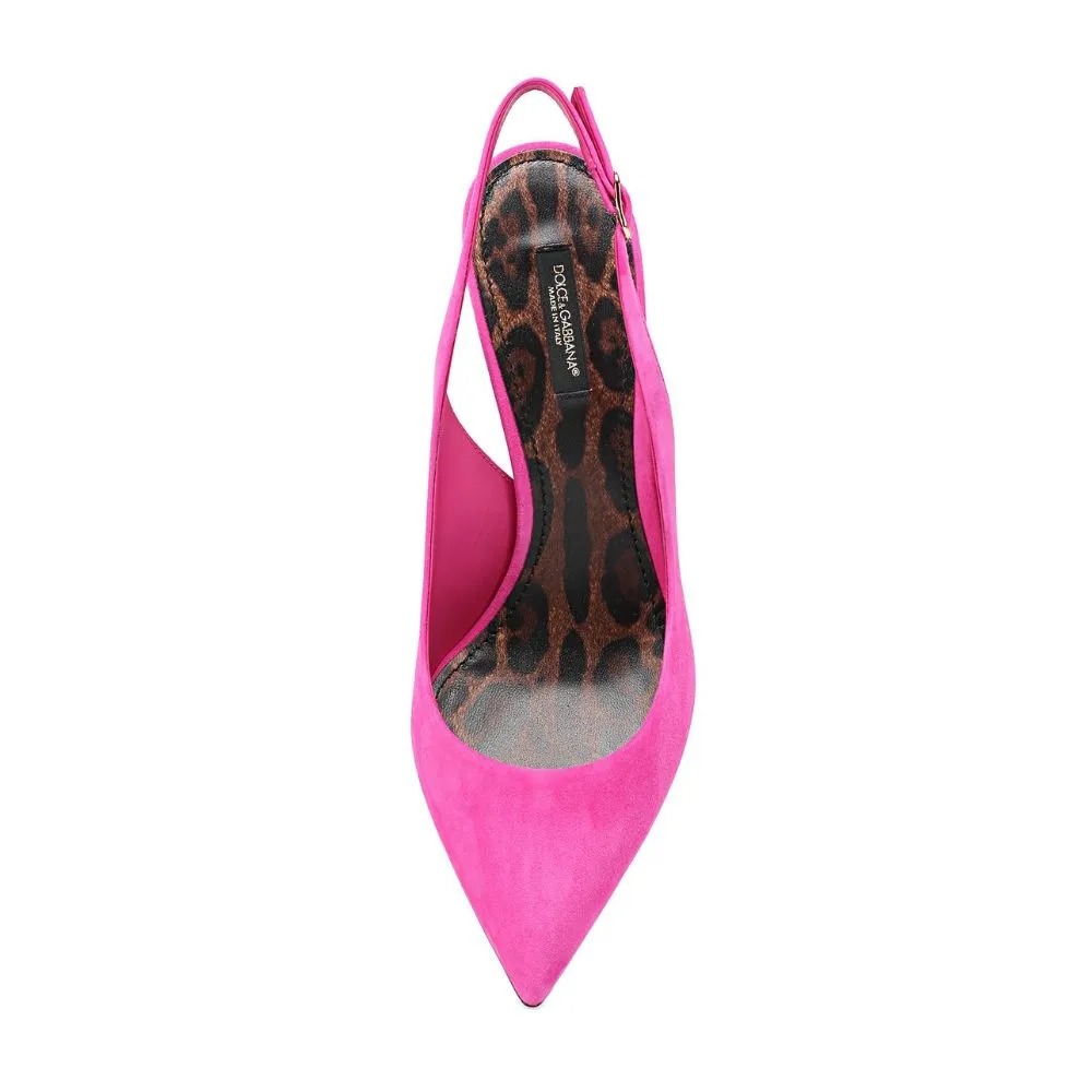 Fuchsia Leather Di Capra Pump sold by Louxly product image thumbnail 4