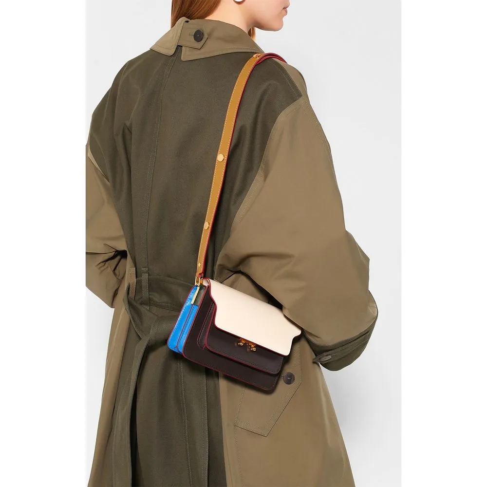Multicolor Leather Crossbody Bag sold by Louxly product image thumbnail 2