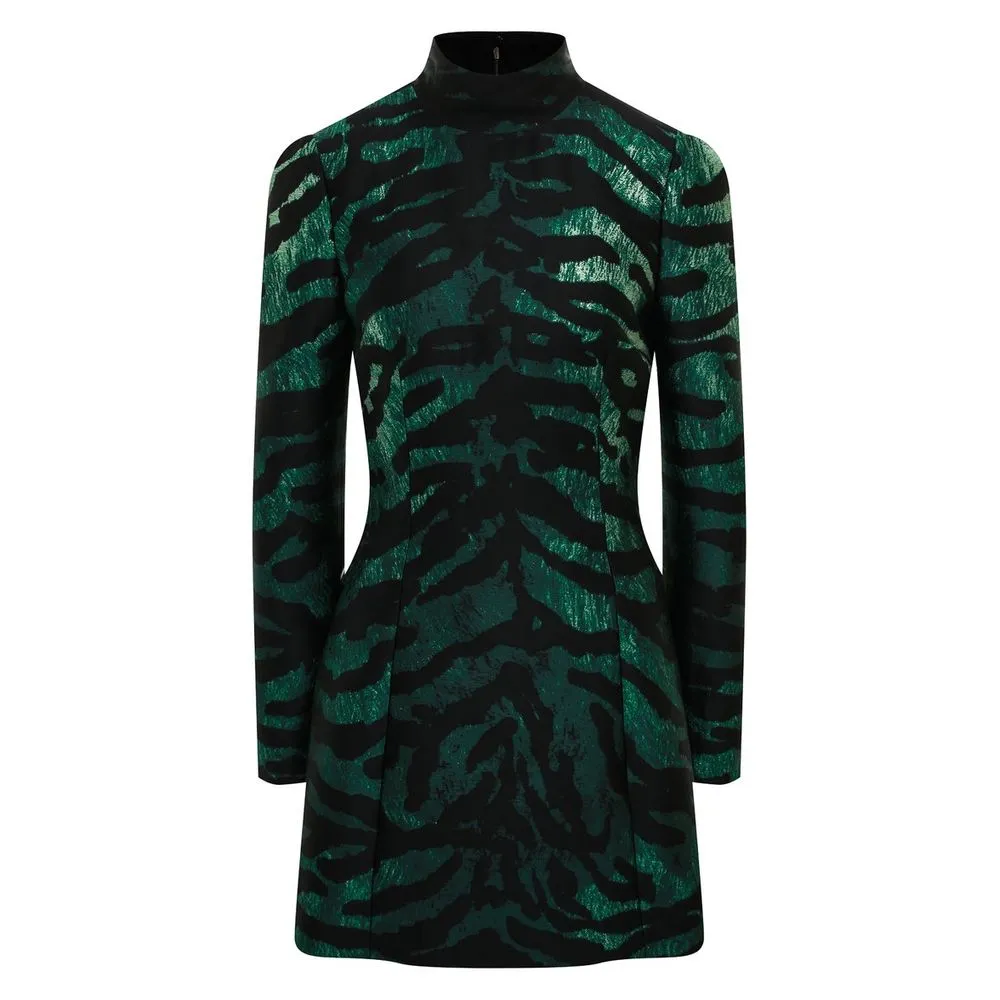 Green Polyester Dress sold by Louxly product image thumbnail 3