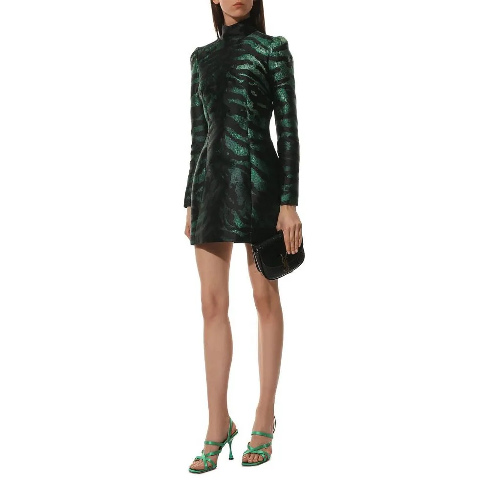 Green Polyester Dress sold by Louxly product image thumbnail 2