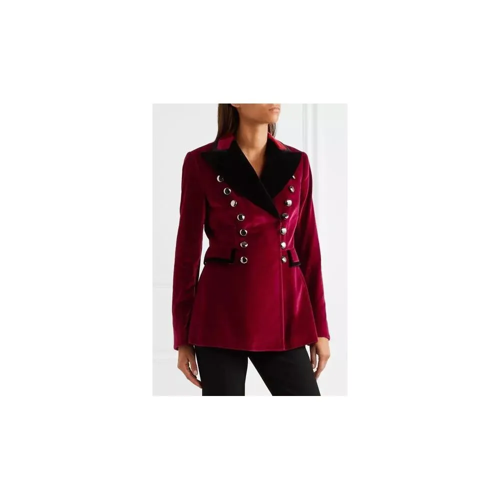 Red Cotton Jackets & Coat sold by Louxly product image thumbnail 2