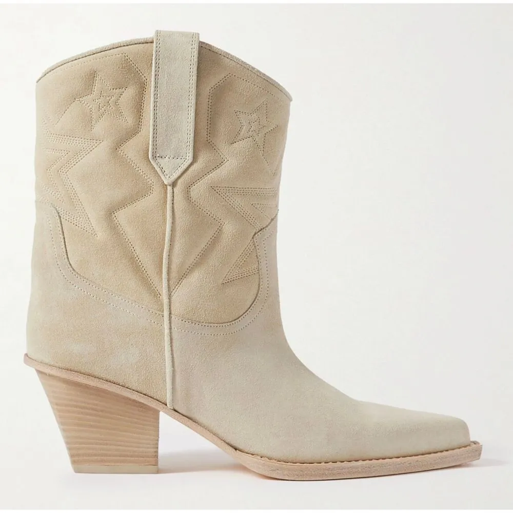 Beige Leather Boot sold by Louxly