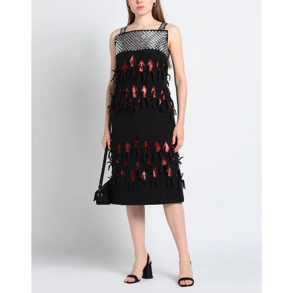 Black Wool Dress sold by Louxly product image thumbnail 3