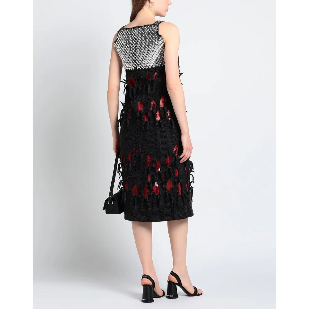 Black Wool Dress sold by Louxly product image thumbnail 4