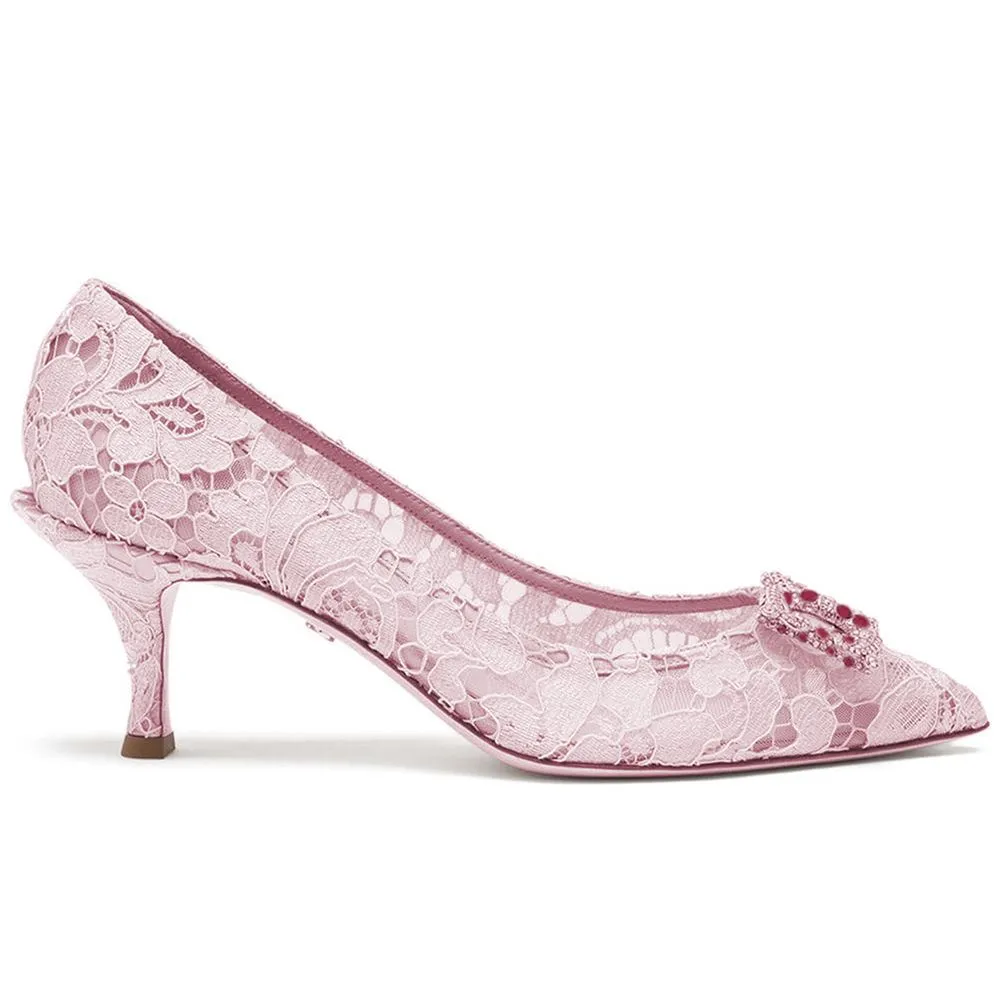 Pink Viscose Pump sold by Louxly