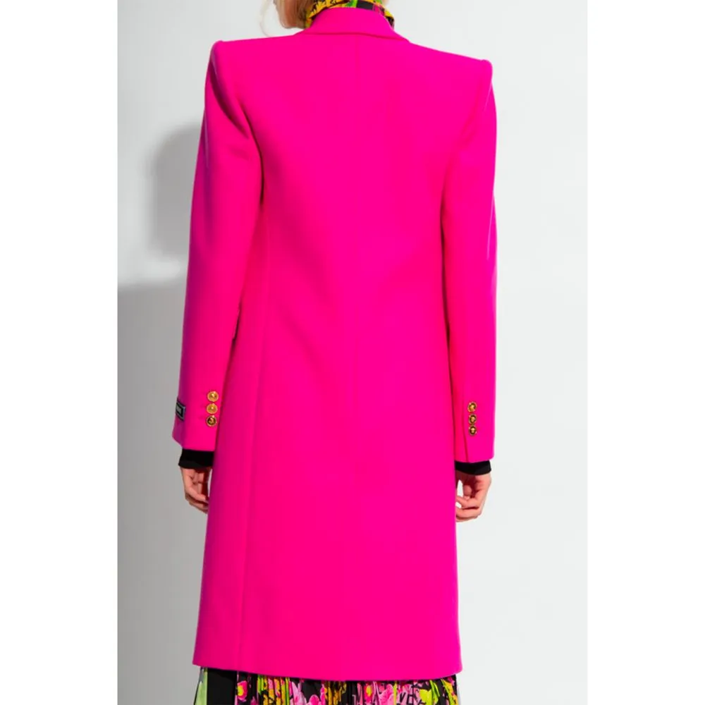 Fuchsia Viscose Jackets & Coat sold by Louxly product image thumbnail 3
