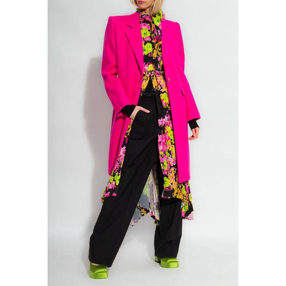 Fuchsia Viscose Jackets & Coat sold by Louxly product image thumbnail 4