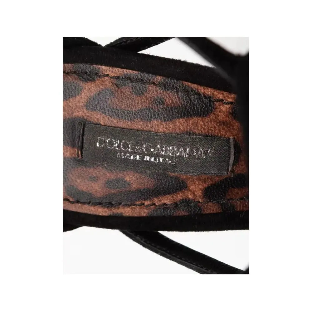 Black Leather Di Calfskin Sandal sold by Louxly product image thumbnail 3