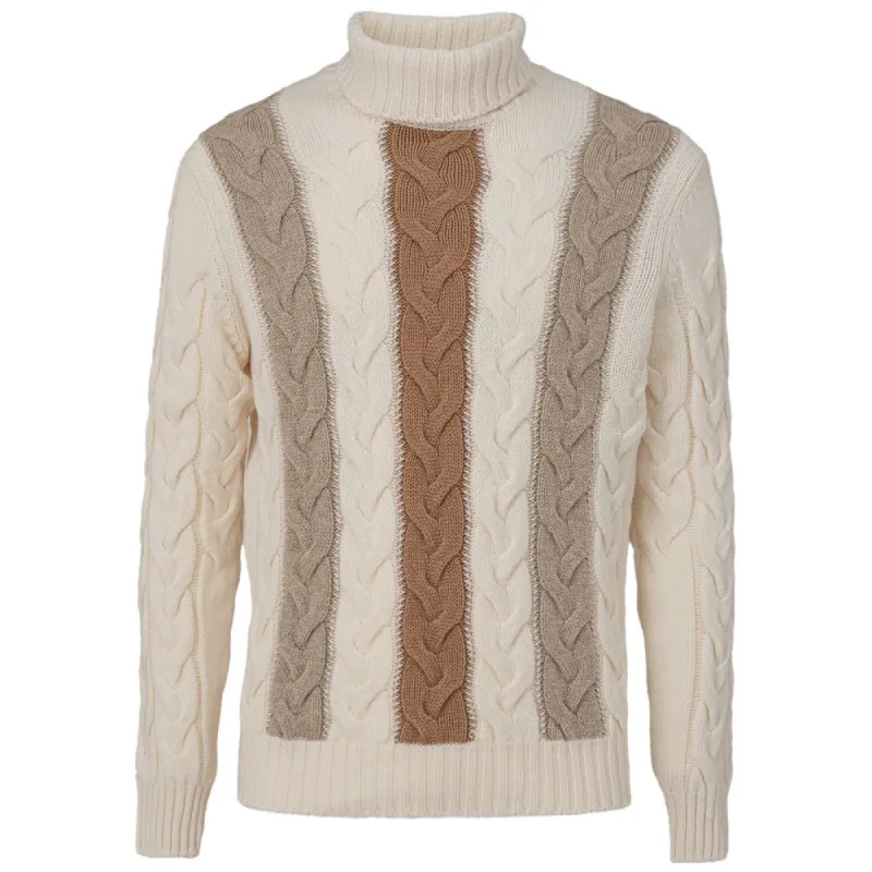 Bicolor Wool Sweater sold by Louxly