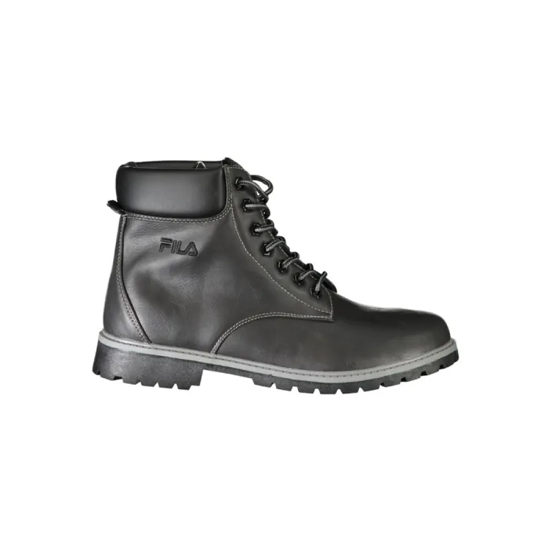 Black Polyester Men Boot sold by Louxly