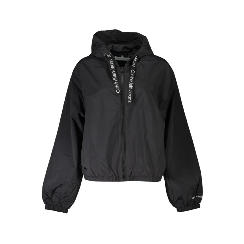 Sleek Long-Sleeved Hooded Sports Jacket sold by Louxly