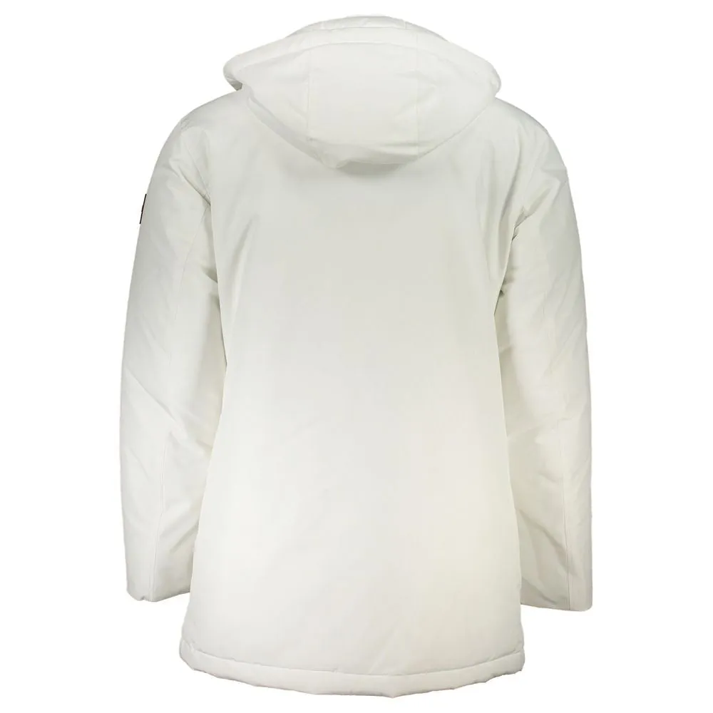 White Polyamide Men Jacket sold by Louxly product image thumbnail 2