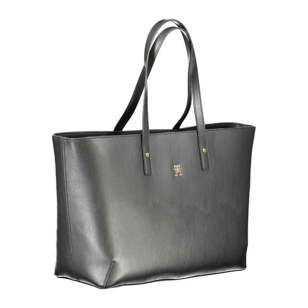 Black Polyethylene Women Handbag sold by Louxly product image thumbnail 3