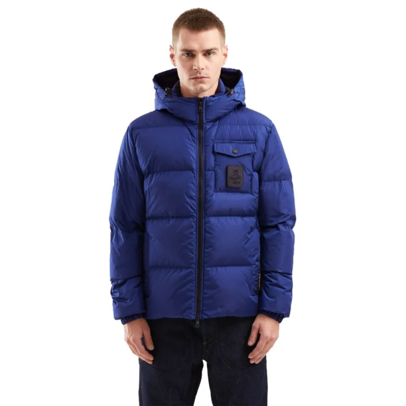 Blue Nylon Jacket made by Louxly