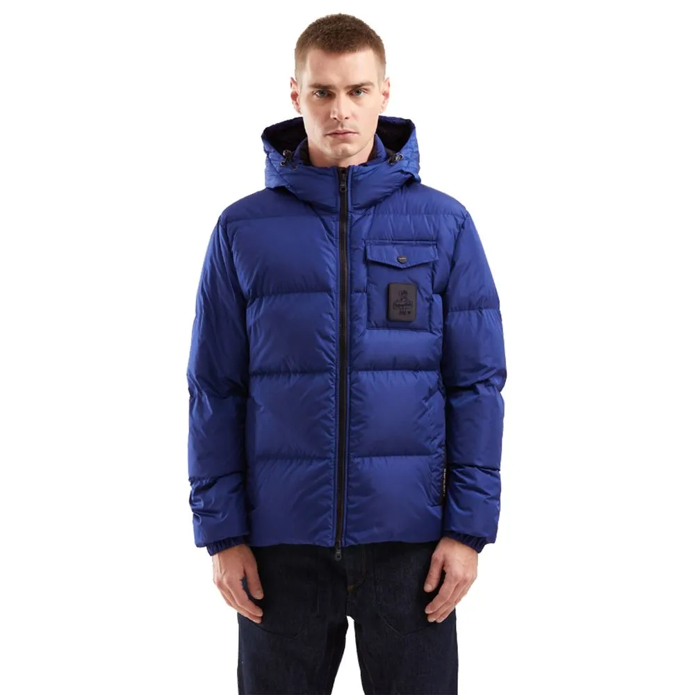 Blue Nylon Jacket sold by Louxly