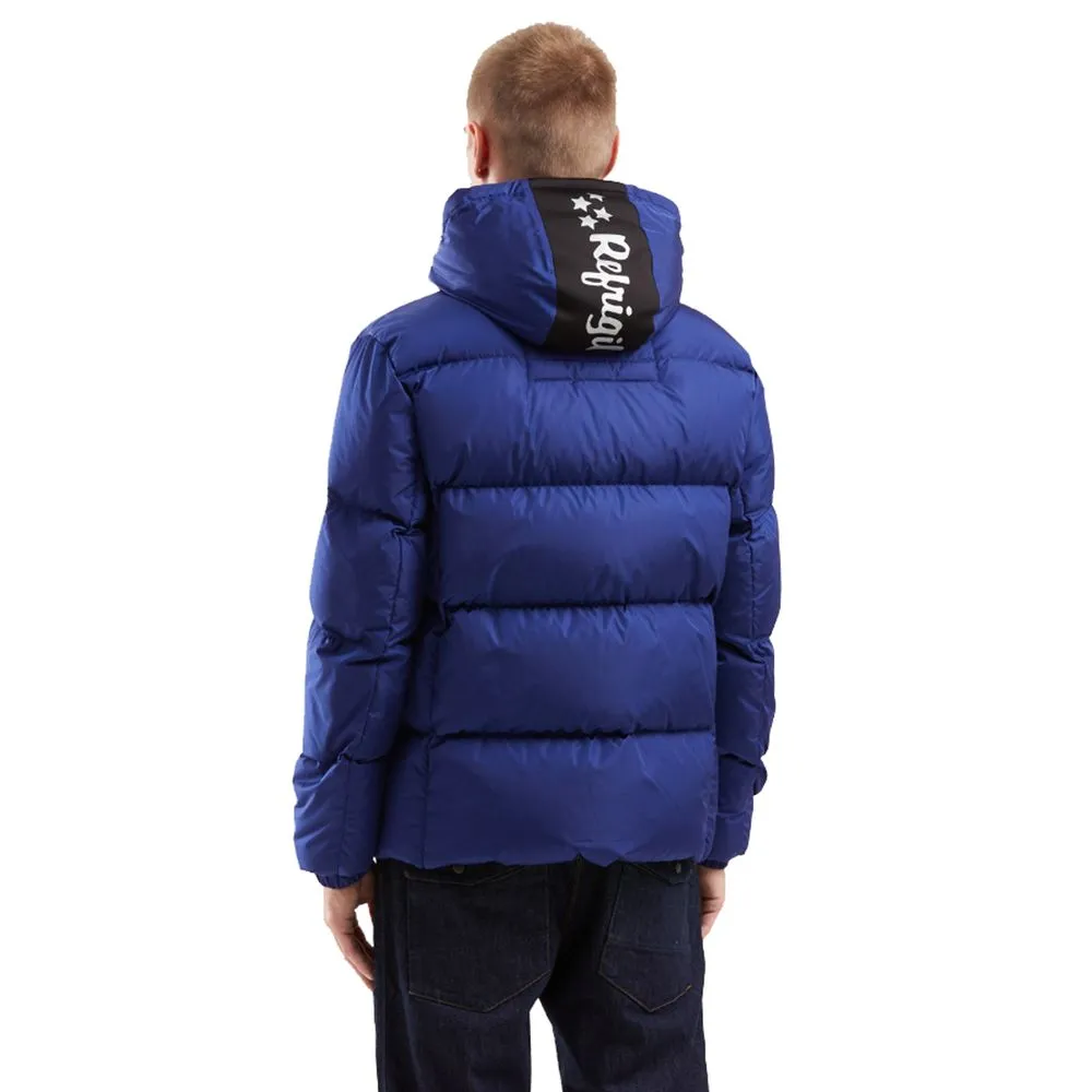 Blue Nylon Jacket sold by Louxly product image thumbnail 2