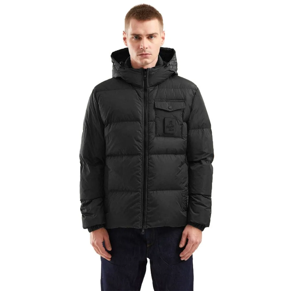 Black Nylon Jacket sold by Louxly