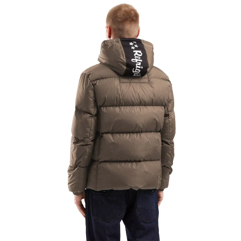 Brown Nylon Jacket sold by Louxly product image thumbnail 2