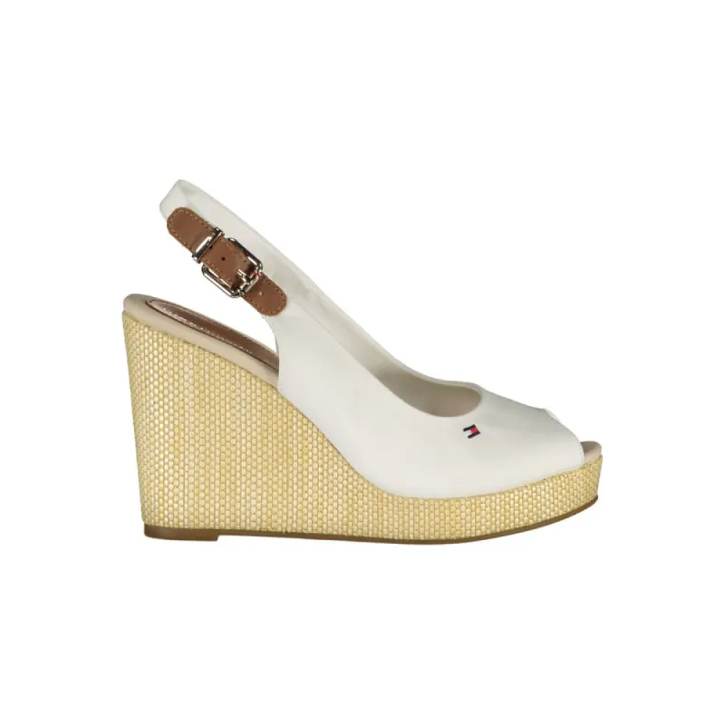 White Cotton Sandal sold by Louxly