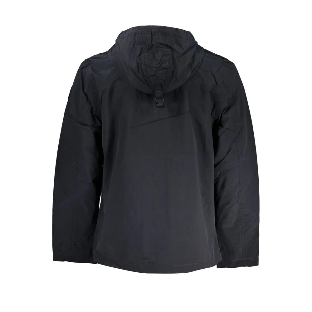 Black Polyester Jacket sold by Louxly product image thumbnail 2