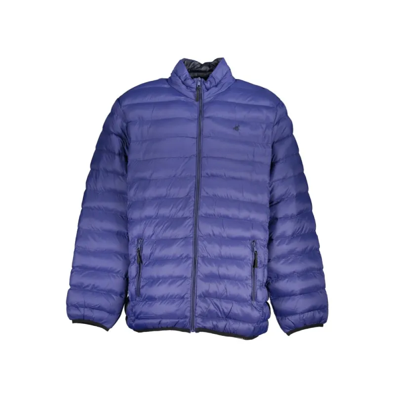 Blue Polyester Jacket sold by Louxly