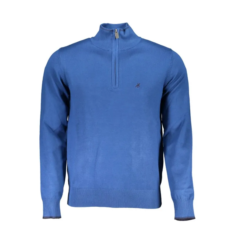 Blue Nylon Sweater sold by Louxly
