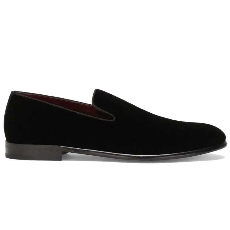 Black Cotton Loafer sold by Louxly