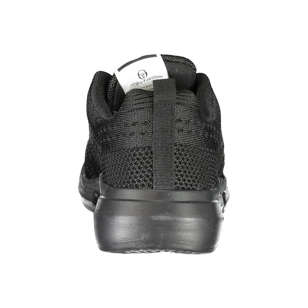 Sleek Black Lace-up Sneakers with Contrast Detailing sold by Louxly product image thumbnail 3