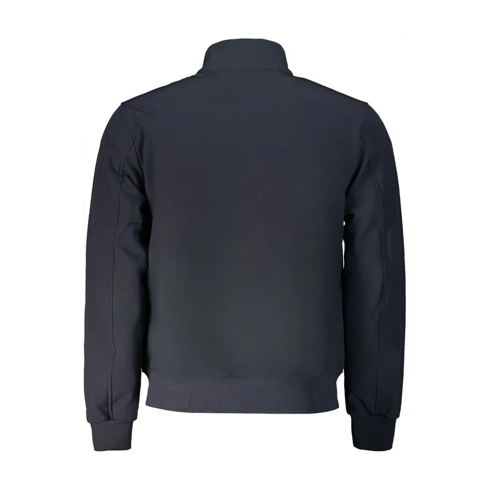 Black Polyester Men Jacket sold by Louxly product image thumbnail 2