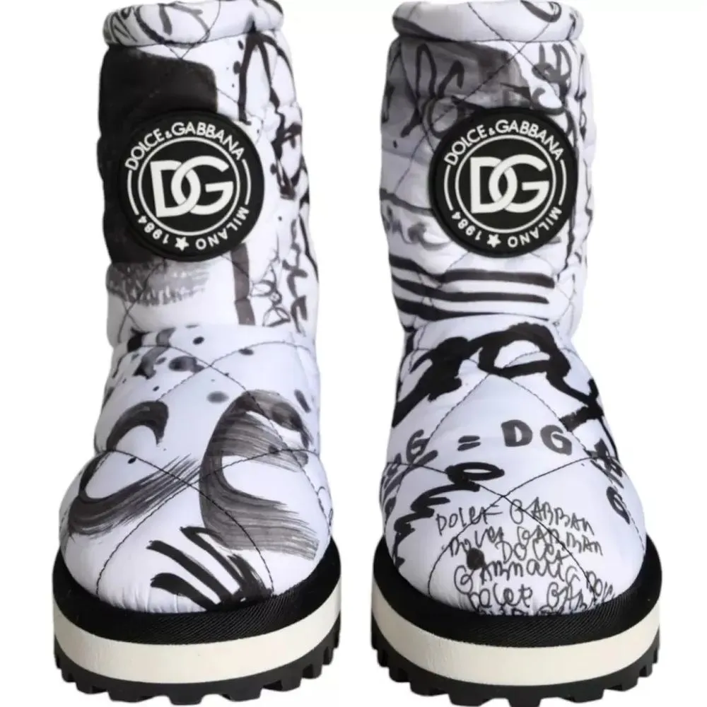 White Polyester Boot sold by Louxly product image thumbnail 2