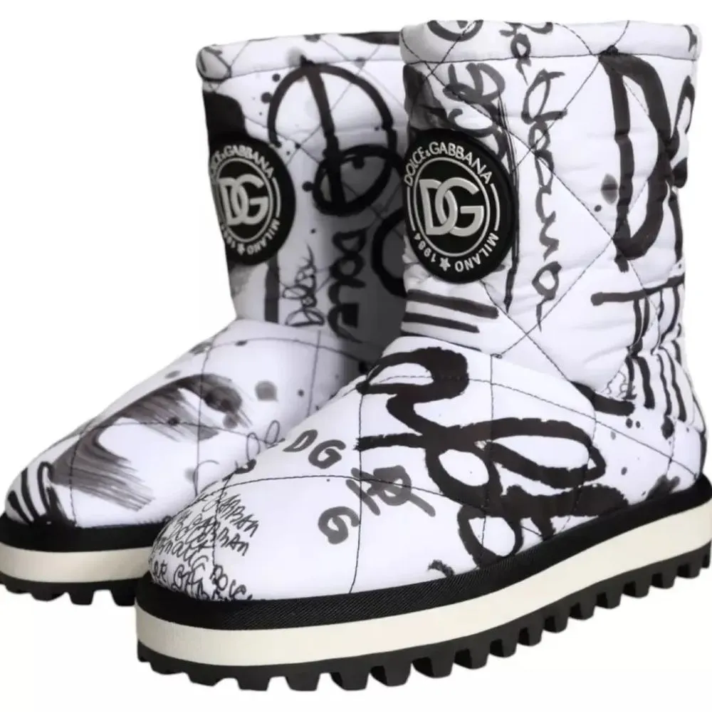 White Polyester Boot sold by Louxly product image thumbnail 3
