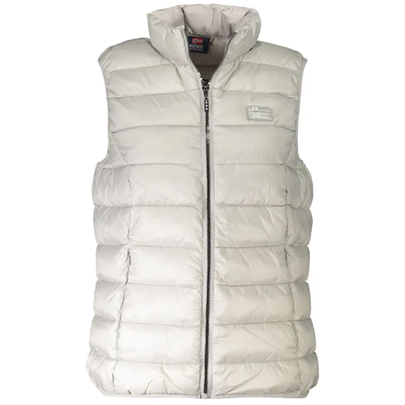 Silver Polyamide Women Jacket sold by Louxly
