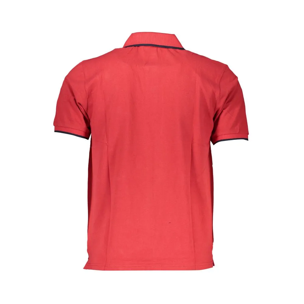Red Cotton Polo Shirt sold by Louxly product image thumbnail 2