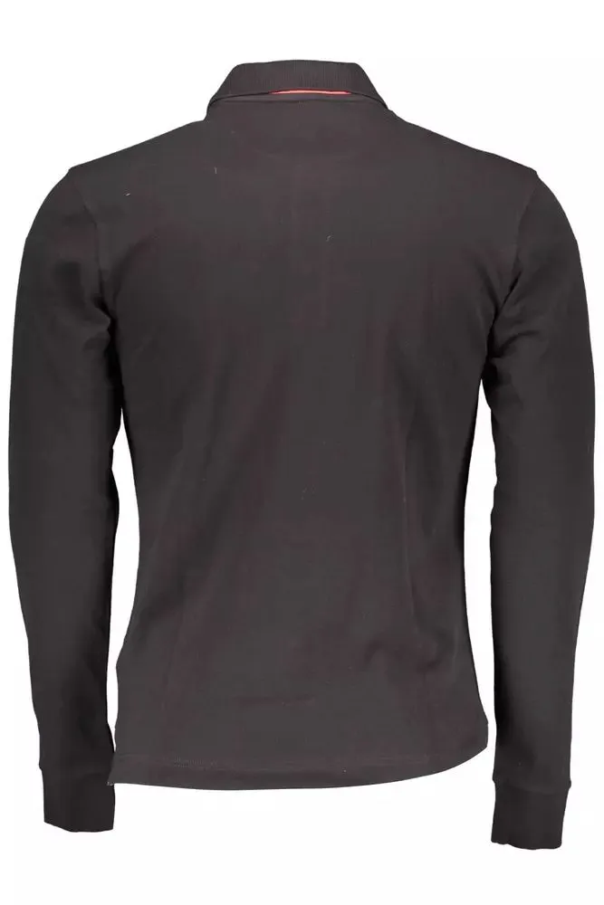 Black Cotton Men Polo Shirt sold by Louxly product image thumbnail 2
