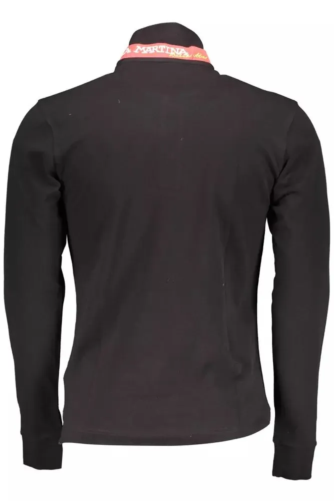 Black Cotton Men Polo Shirt sold by Louxly product image thumbnail 3