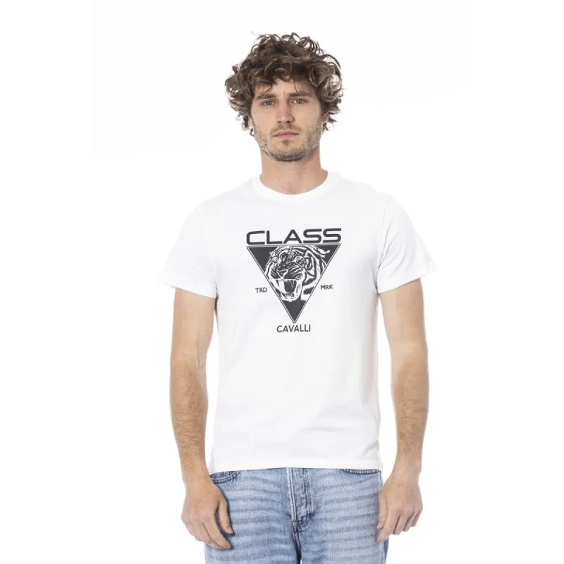 White Cotton Men T-Shirt sold by Louxly