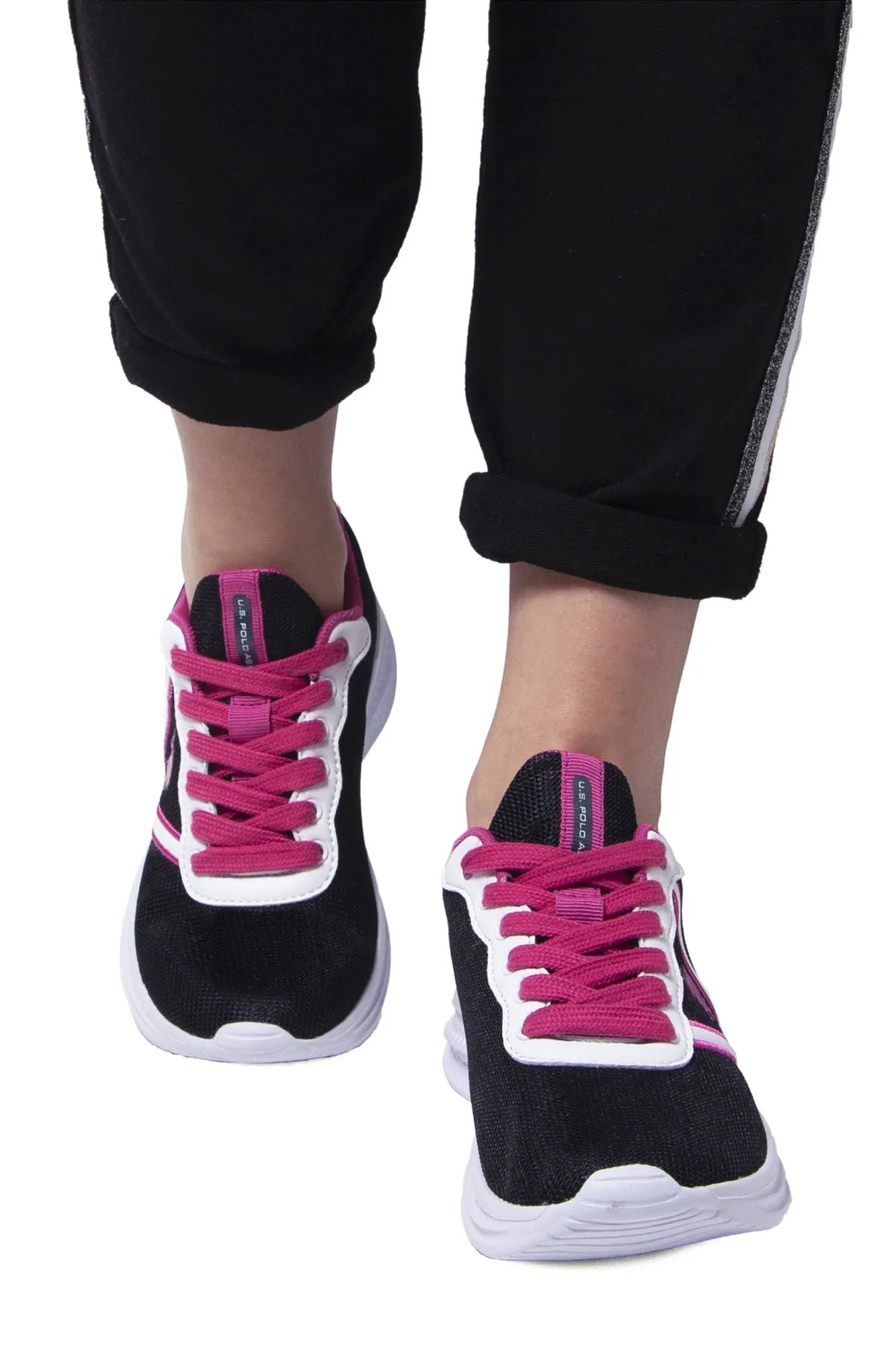 Black Polyester Women Sneaker sold by Louxly product image thumbnail 3